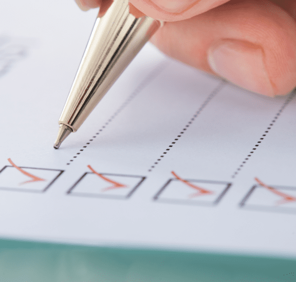 Prep for a gig by ticking boxes